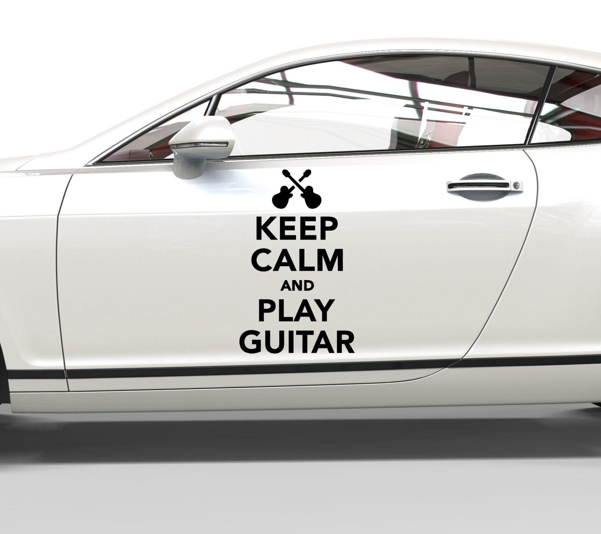 37015 Keep calm and play Guitar Aufkleber